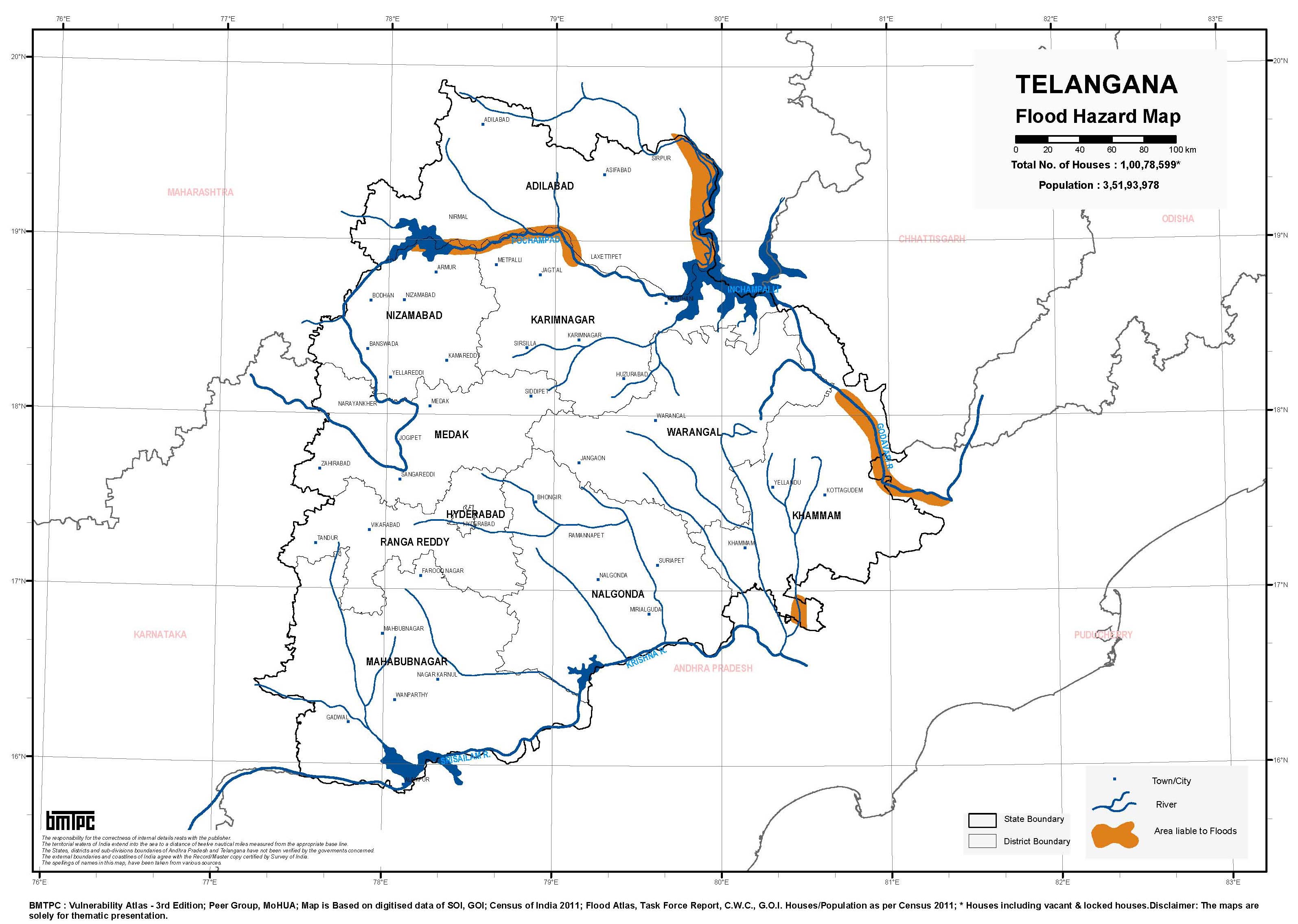 Earthquake Hazard Map of India