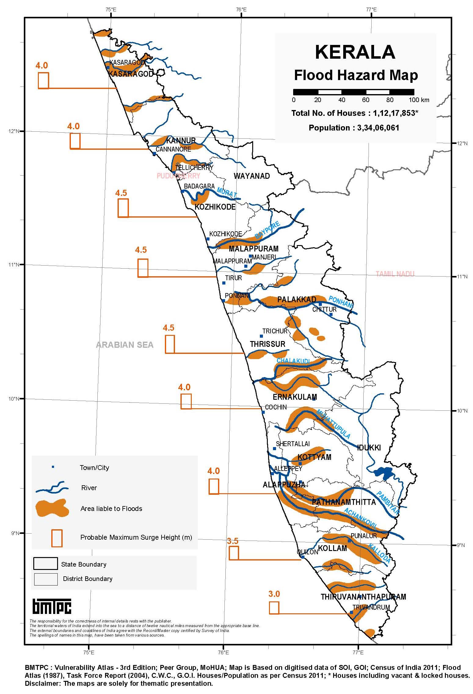 Earthquake Hazard Map of India