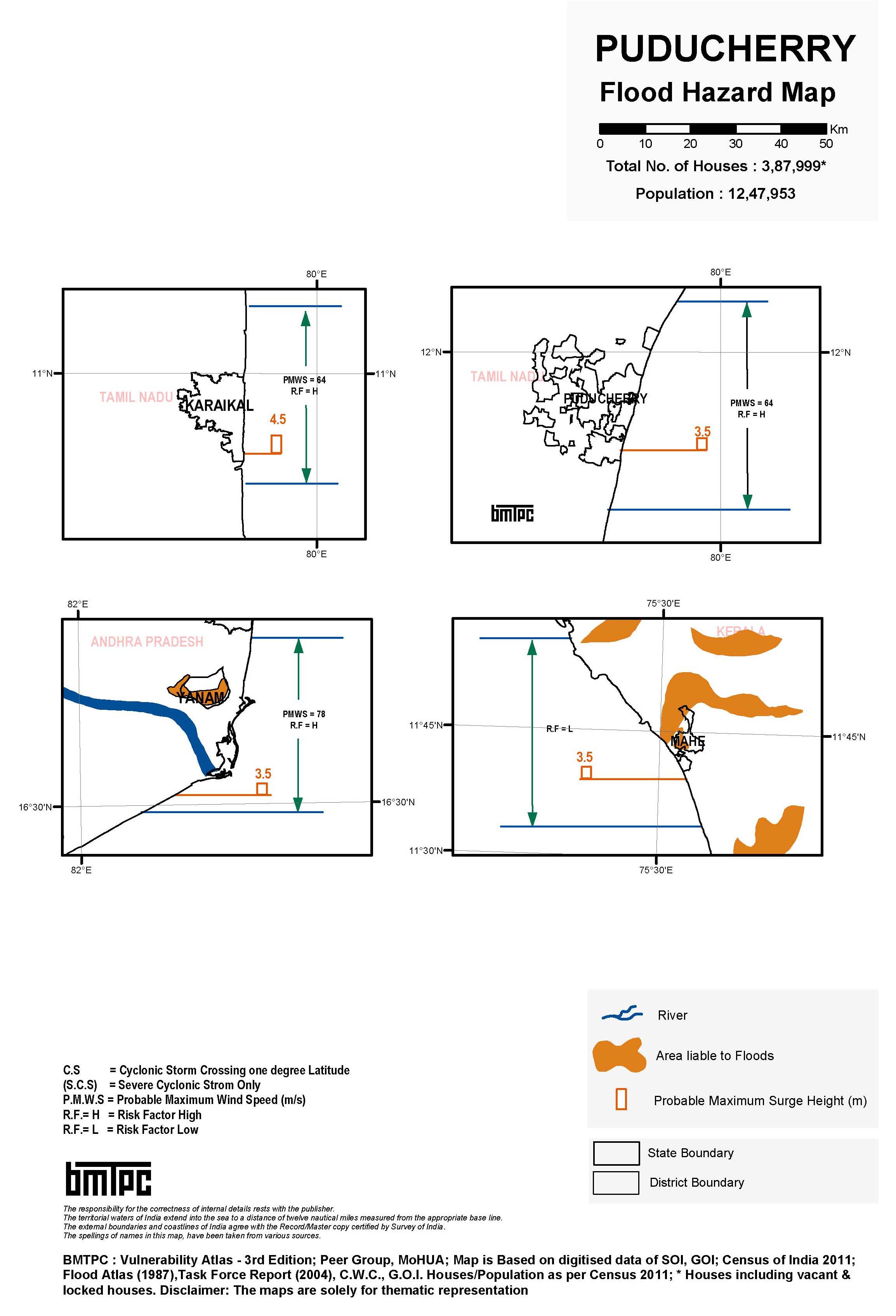 Earthquake Hazard Map of India