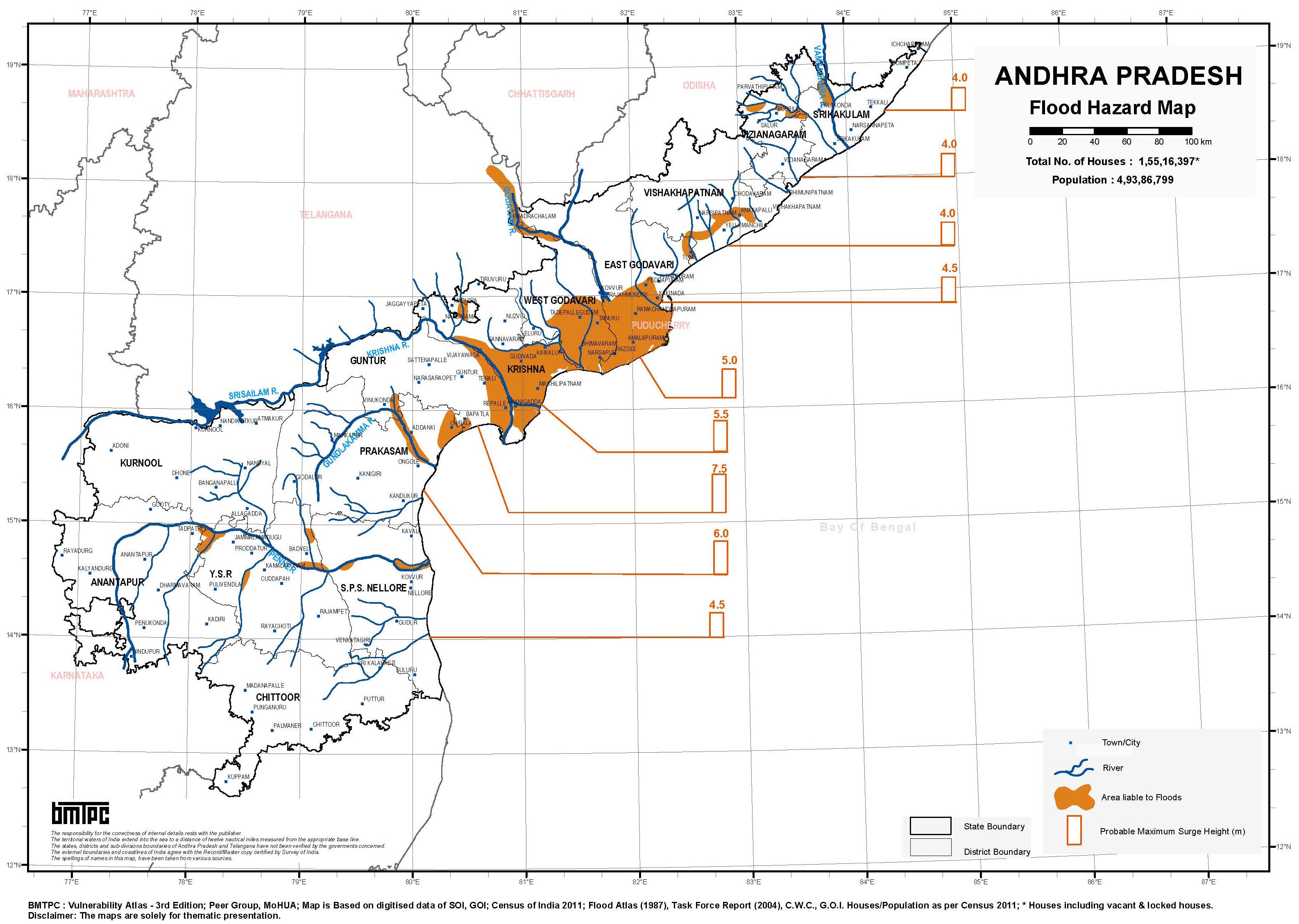 Earthquake Hazard Map of India