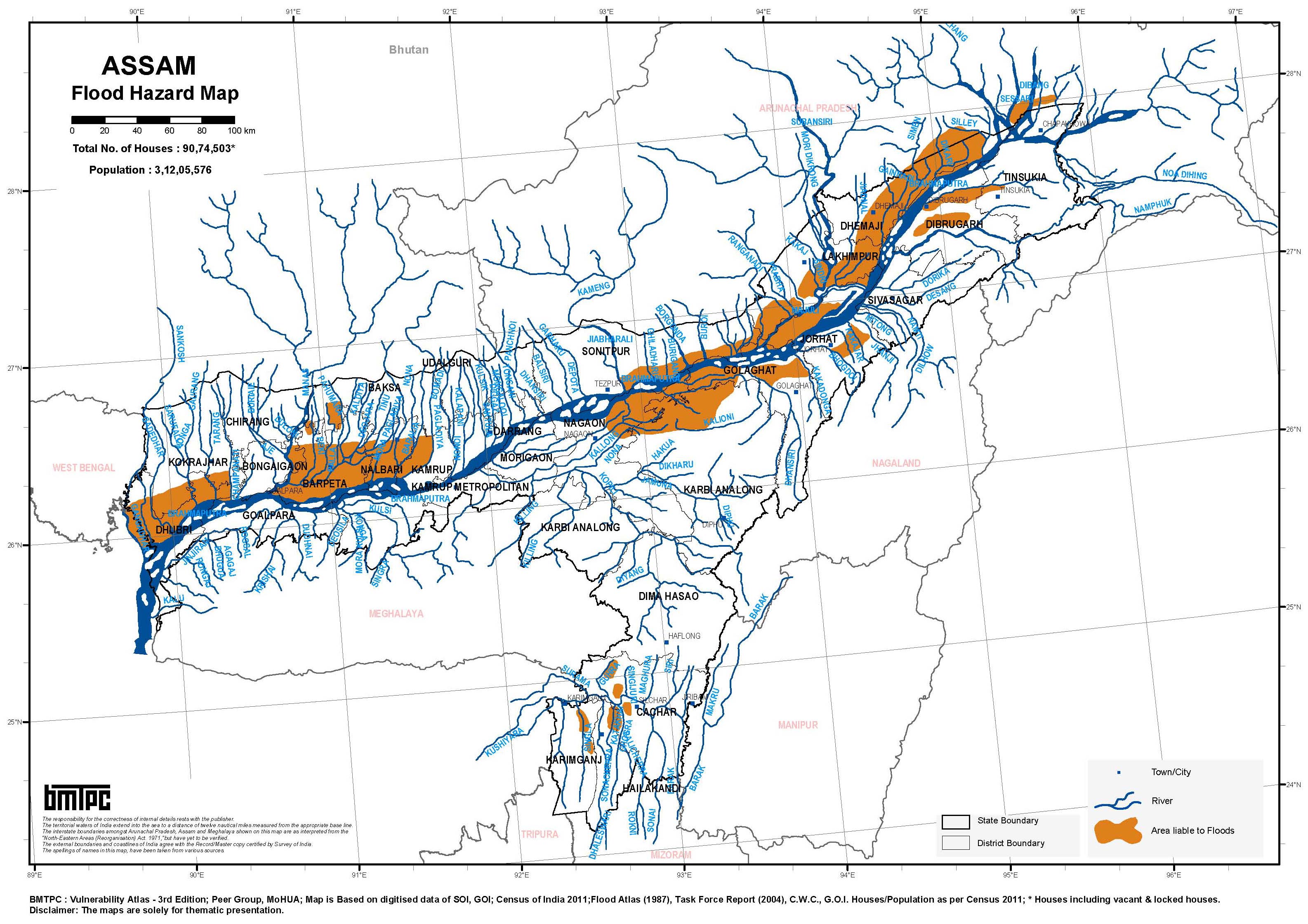 Earthquake Hazard Map of India