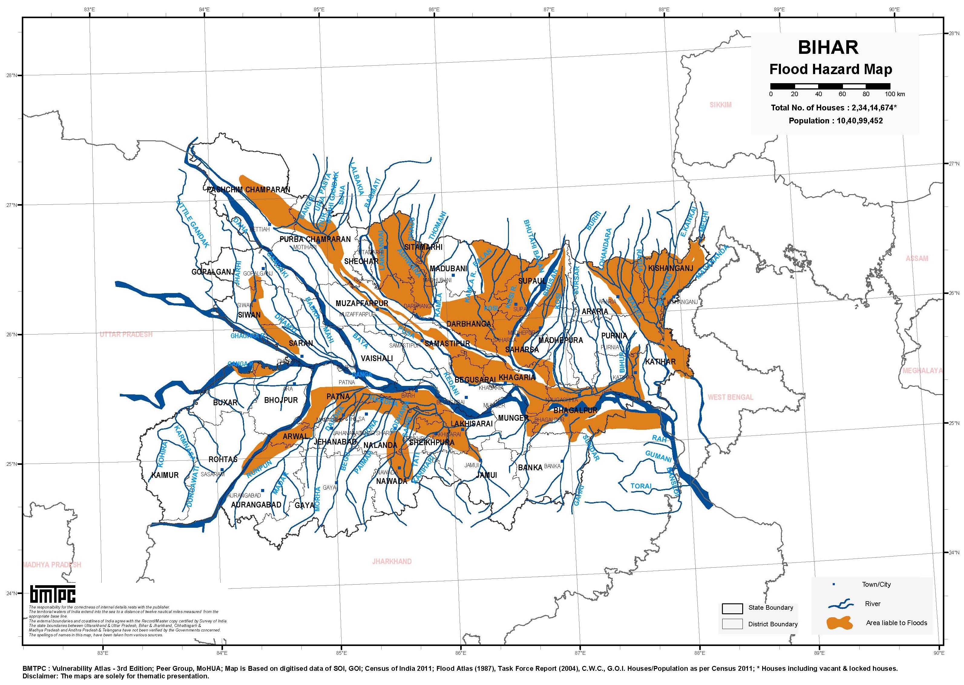 Earthquake Hazard Map of India
