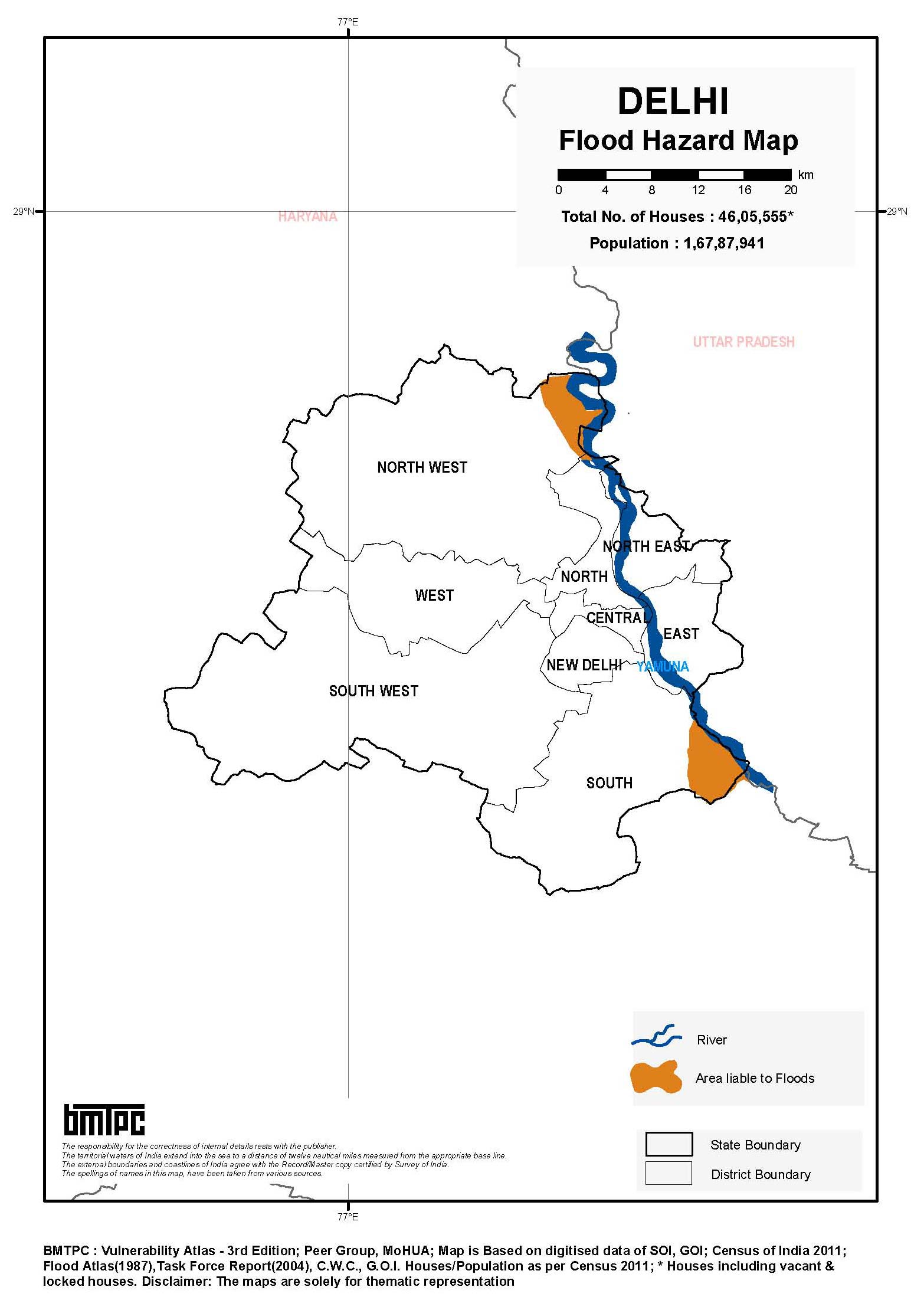 Earthquake Hazard Map of India