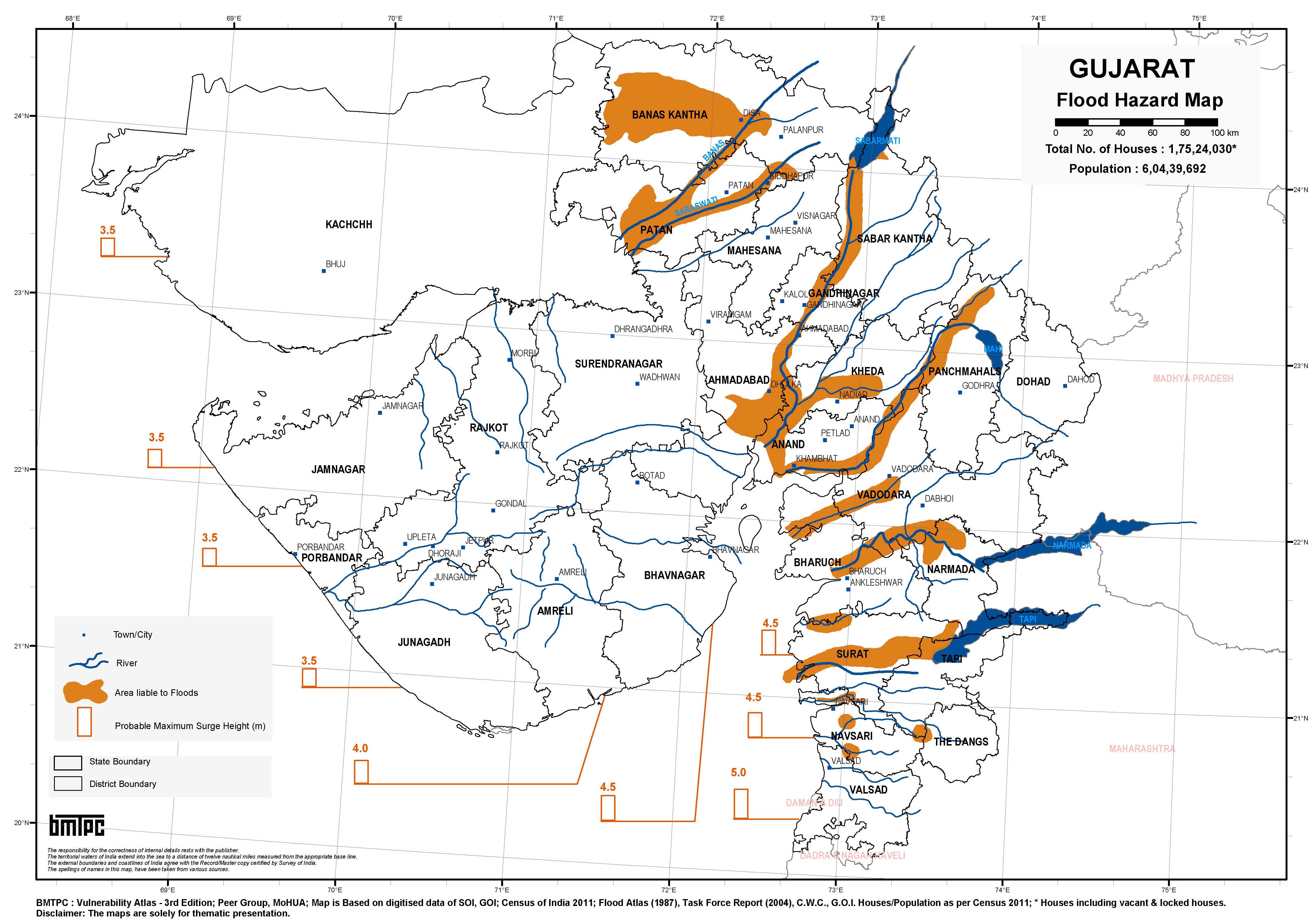 Earthquake Hazard Map of India