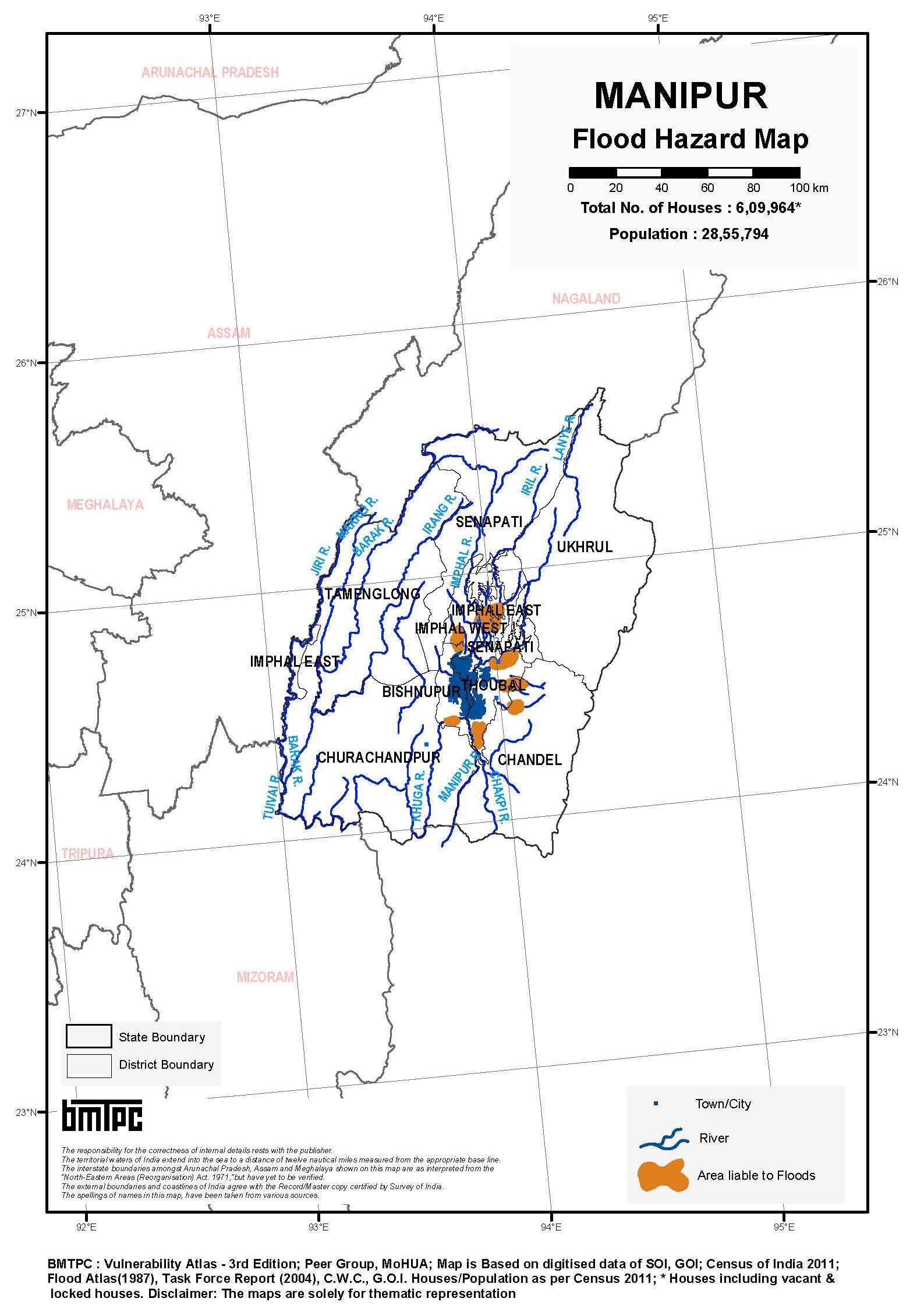 Earthquake Hazard Map of India