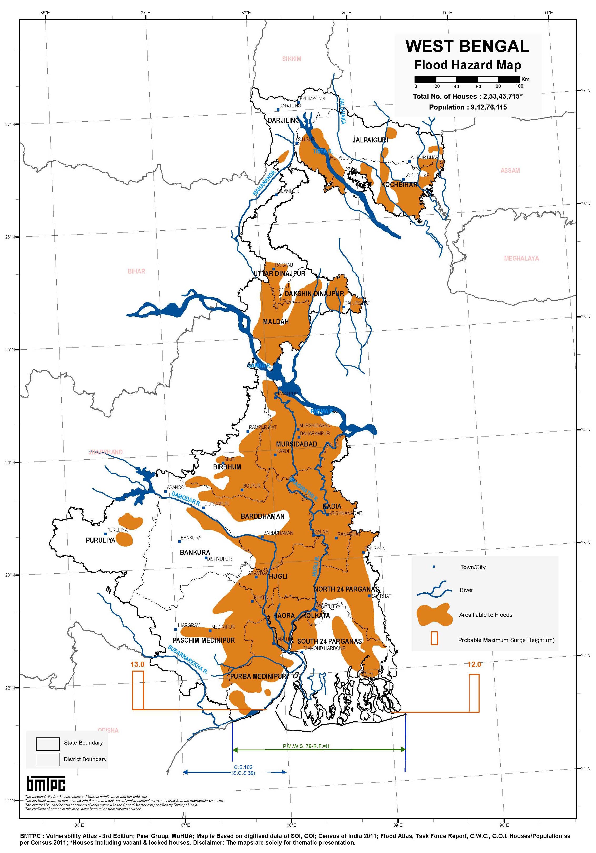 Earthquake Hazard Map of India